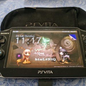 PS Vita PCH-1001 modded. Oled Screen with thousands of games and trophy support